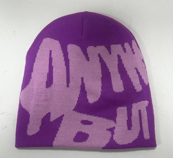 SKULL BEANIE (PURPLE)