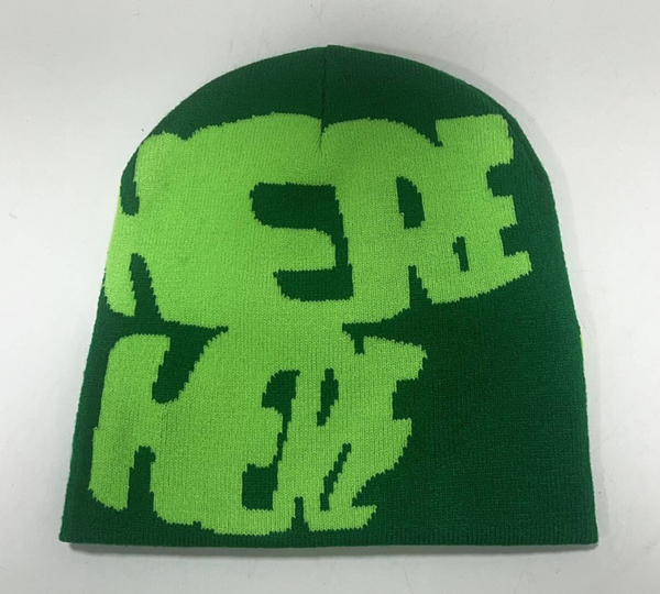 SKULL BEANIE (GREEN)