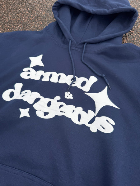 ARMED & DANGEROUS (NAVY PULLOVER HOOD)