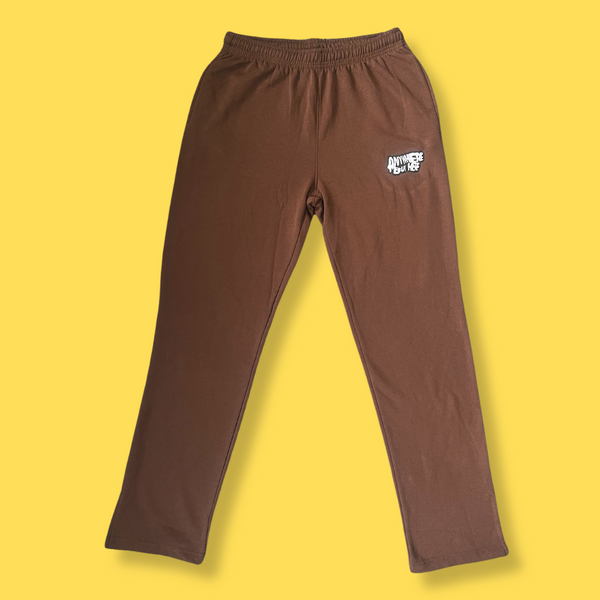 ANYWHERE BUT HERE HOODIE & JOG PANTS (BROWN)