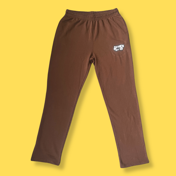 ANYWHERE BUT HERE SWEATSHIRT & JOG PANTS (BROWN)