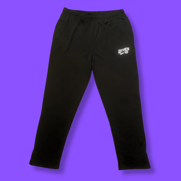 ANYWHERE BUT HERE SWEATSHIRT & JOG PANTS (BLACK)